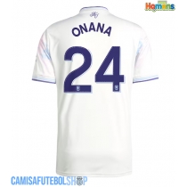 Camisa de time de futebol Aston Villa Amadou Onana #24 Replicas 3º Equipamento 2025-26 Manga Curta